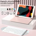 thumbnail image 4 of SZPSGC Keyboard Case for ipad 10.2" 9th/8th/7th Gen,Wireless Magnetic Detachable Keyboard for iPad 9th/8th/7th, with Built-in Pencil Holder, Pink, 4 of 8