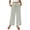 Army Green, variant on Staron Women's Casual Pants Striped Print High Waist Elastic Waistband with Pockets Loose Fit Bandage Trousers, Black L