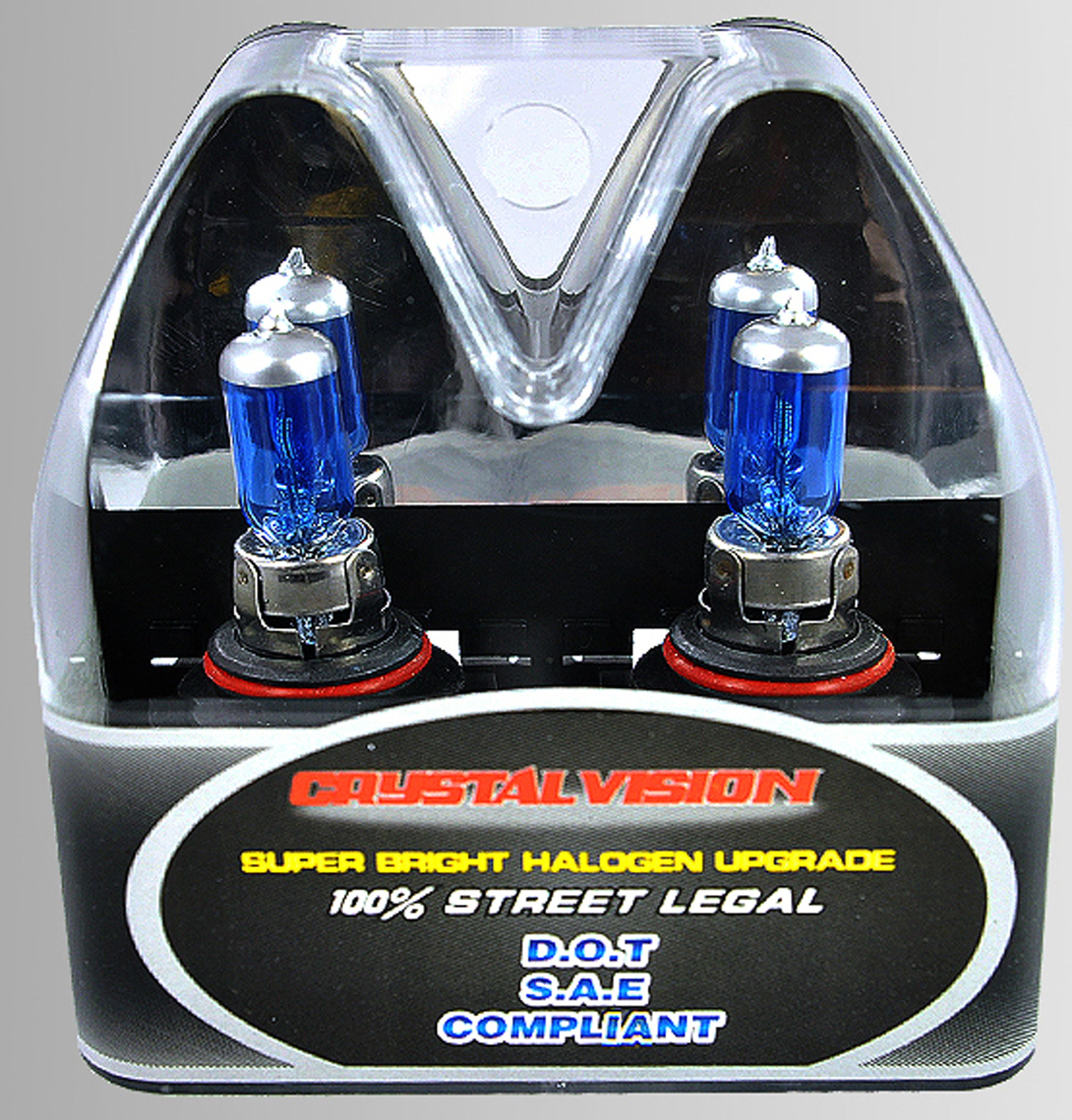 2X Headlight 9006 HB4 Head Light Halogen Car Bulb Lamp Super White 12V 55W 6000K 