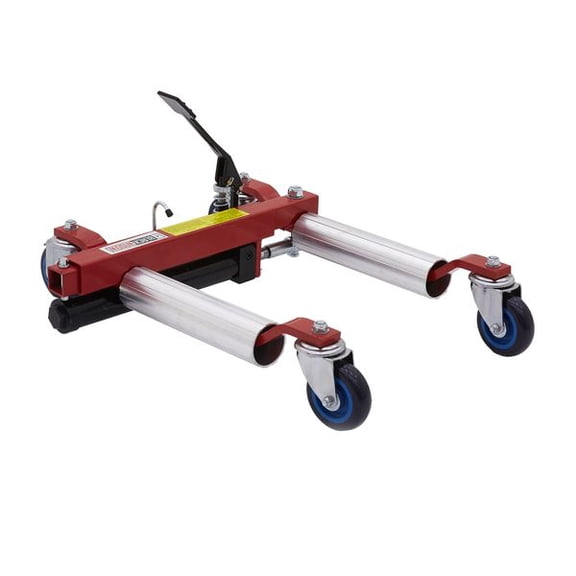 Black Widow Steel Hydraulic Wheel Dolly for up to 12in W Tires – 1,500 lb. Capacity – 4 Pack