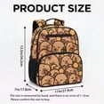 thumbnail image 7 of Jeiento Cute Capybara 13.5 Inch Preschool Backpack, Polyester Toddler Bookbag with Mesh Side Pockets, Adjustable Shoulder Straps School Bag for Boys Girls Kindergarten, 7 of 7
