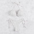 thumbnail image 4 of Afdoent Women's Bikini Sets Women Swimwear Bikinis Solid Swimsuit Ladies Halter Two Piece Swimwears Tankinis Set Vintage Swimwear, 4 of 7