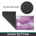 thumbnail image 7 of 2 Piece Purple Flowers Dalia Rug Kitchen Rug Set, Decor Kitchen Rugs, Absorbent Non-Slip Washable Floor Mats, Home Indoor Runner Rugs 17"x47"+17"x30", 7 of 7