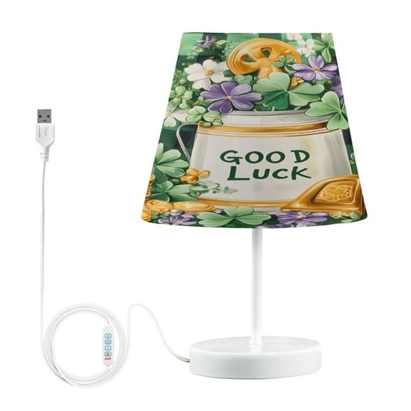 BZSMCE Table Lamp Creative Good Luck Vase Simple Pattern Night Light