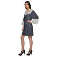 thumbnail image 4 of Moomaya Cotton Robe Plus Size Women Dressing Gown Printed Nightwear With Lace, 4 of 6