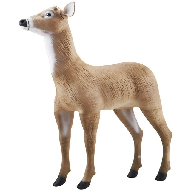 VEVOR Leurres Cerf Extérieur Réalistes Durables Leurres Biche pour la Chasse Jambes Pliables Lot de 1
