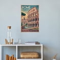 thumbnail image 4 of Retro Rome City Poster Vintage Italian City Tourism Art for Walls Print Poster, 4 of 8