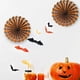thumbnail image 2 of Yuarrent Flor de papel ahueca hacia fuera paraguas ligero exquisitos papeles brillantes ventilador pared calcomanías guirnalda fiesta de Halloween Kits de decoración para fiestas Naranja Yuarrent HA068100-04, 2 of 6