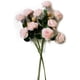 thumbnail image 1 of 5 piezas de flores artificiales de peonía de rosas artificiales, ramas de flores de peonía de rosas falsas, flores de peonía de tallo largo, arreglos de jarrón de seda para bodas, hogar, decoración, 1 of 6