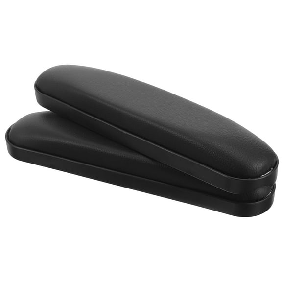 NICEXMAS 2Pcs Black Wheelchair Armrest Covers Durable Sponge Material for Daily Use