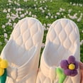 thumbnail image 2 of Chanclas de playa, chanclas casuales con flores, chanclas casuales para niña, chanclas de máxima eficiencia, 2 of 5