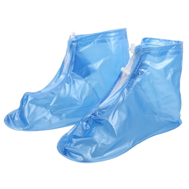 Fundas impermeables para zapatos, reutilizables, antideslizantes, plegables, de silicona, con capa impermeable, aptas para hombres y mujeres