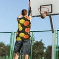 thumbnail image 5 of Pofeuu Orange Lemon Print Basketball Jersey, Shirts for Men Youth Basketball Jersey Crew Neck-X-Large, 5 of 6