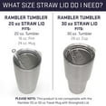 thumbnail image 3 of Tapa de repuesto con pajita para YETI Rambler, 600 ml, 3 of 8