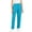 Sky Blue, variant on Straight Leg Scrub Pants for Women, Elastic Waist Pull-On Pant with Four-Way Stretch and Anti-Wrinkle Scrub Pants