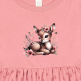 thumbnail image 4 of Inktastic Baby Girl Deer Cottagecore Girls Baby Dress, 4 of 5