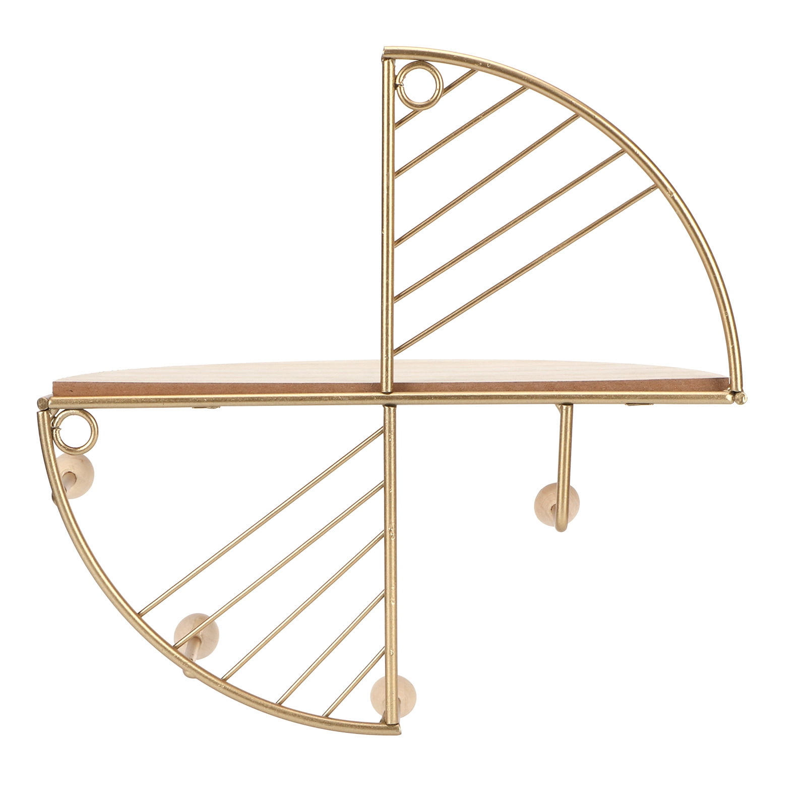 Cergrey Display Shelf,Wall Organizer,Modern Display Rack Gold Wall