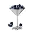 thumbnail image 4 of Juego de 4 copas de Martini de acero inoxidable, copas de cóctel de metal de 8 oz, irrompibles, duraderas, con espejo, 4 of 5