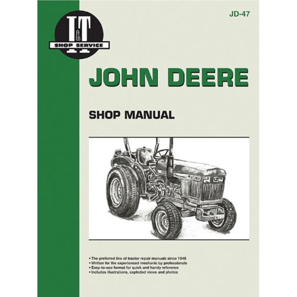 John Deere Shop Manual 850 950 & 1050 (I & T Shop Service)