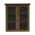thumbnail image 5 of Teamson Home Connor Removable Two-Door Wall Cabinet with Adjustable Shelves, Walnut, 5 of 6