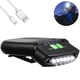 thumbnail image 1 of 1 1 pieza Led Clip en luces de tapa USB recargable tapa linterna Clip impermeable ultra brillante manos libres sombrero luz linterna faro para campamento de pesca, 1 of 5