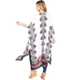 thumbnail image 2 of Love Stitch Women's Oversize Ultra Light Layering Kimono (Off-White, One Size), 2 of 4