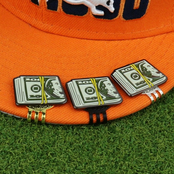 Clip metálico para gorra de golf con rotulador esmalteado - Mejor accesorio de golf para hombres y mujeres - Regalo personalizado para golfistas