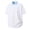 White, variant on Mens Polo Shirts Vertical Striped Collar Casual Loose Short Sleeved Men'S Clothing