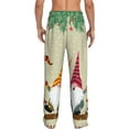 thumbnail image 3 of Balery Men'S Christmas Card With Gnomes Pants,Sleepwear Pants,Pajama Pants,Pj Bottoms Drawstring And Pockets-Small, 3 of 9