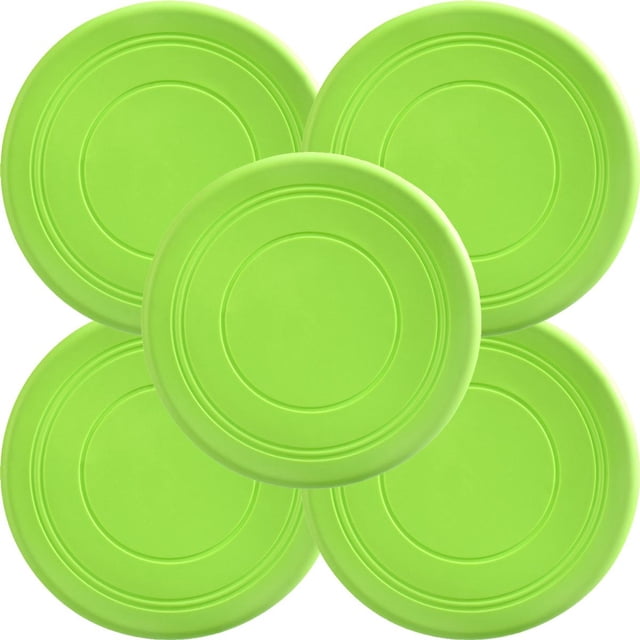 Discos para lanzamiento preciso FlyBixGreen 5 Piezas Discos voladores Silicona Ø18 cm Verde. VentDepot MXYGN-005