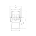 thumbnail image 5 of Lorell ErgoMesh Series Mesh Side Arm Guest Reception Waiting Room Chair, 5 of 15