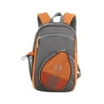 thumbnail image 1 of Sports Backpack Adjustable Shoulder Strap Practical Table Tennis Racket Bag Gray, 1 of 8