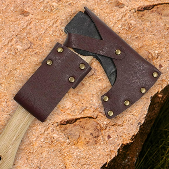 BELOVING Axe Sheath Holder PU Leather Axe Handle Protection Sheath for Camping Hiking