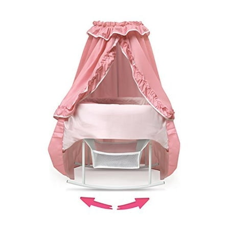 Berceau pour Poupée ing (Convient aux Poupées American Girl), Rose