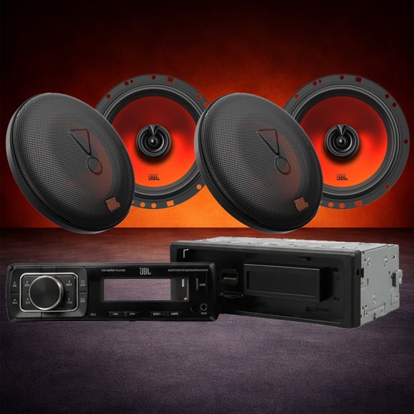 Kit jbl autoestéreo celebrity 150 1 din + 4 bocinas stage1 62 de 6.5 pulgadas 400w