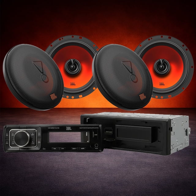 Kit jbl autoestéreo celebrity 150 1 din + 4 bocinas stage1 62 de 6.5 pulgadas 400w