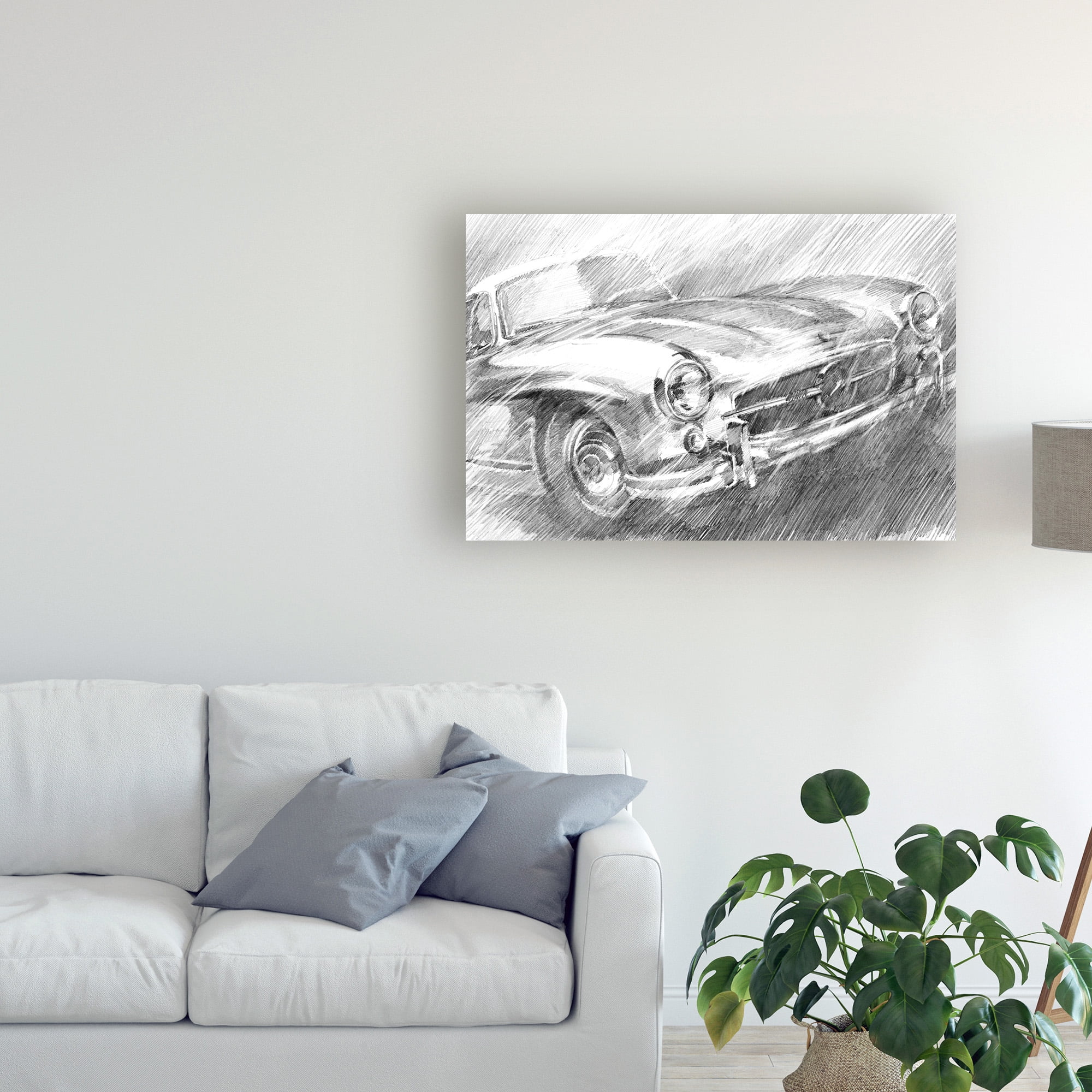 Trademark Fine Art 'Sports Car Study I' Canvas Art by Ethan Harper