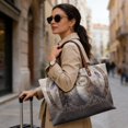 thumbnail image 2 of ZUXONGSY Owl Print Versatile Pu Leather Weekender Bag, Lightweight Travel Tote with Multiple Compartments for Weekend Trips, 2 of 6