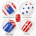 thumbnail image 4 of 24 Piece Retro Gorgeous Independence Day Nail Art Set, Patriotic 4th of July Nail Stickers Wraps for Women, DIY Press on Nails, 4 of 6
