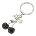thumbnail image 5 of Unique Bargains 1 Pc Stylish Cherry Handbag Charms Keychains Bag Accessories Silver Tone Black, 5 of 5