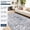 Floral, variant on Waterproof Vinyl Floor Mat, Heavy Duty Plastic Rug Protector for Dining Room, Kitchen, Living Room, Garage, Yard - 4' x 6