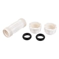 thumbnail image 5 of Unique Bargains PVC Compression Plumbing Coupling Straight Pipe Fitting 32mm White, 5 of 5