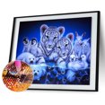 thumbnail image 1 of Animal redondo diamante pintura bordado DIY costura punto de cruz conjunto Likrtyny decoración de arte, 1 of 8