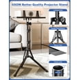 thumbnail image 4 of Soporte para proyector con trípode GSOW, altura ajustable de 66 a 142 cm, 4 of 7