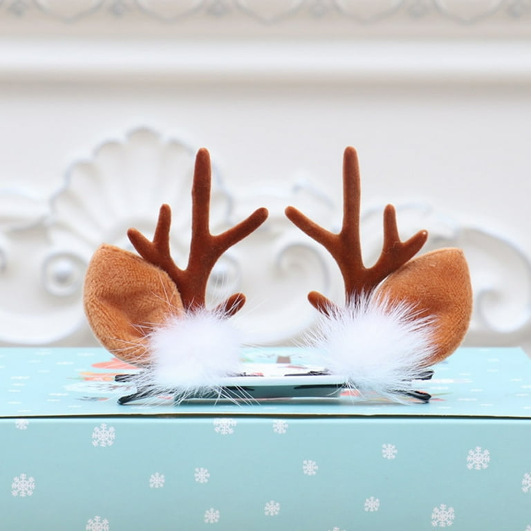 Reindeer antler hair clips outlet