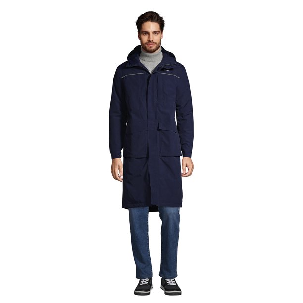 Lands' End Men's Squall Waterproof Insulated Winter Stadium Coat