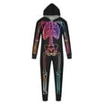 thumbnail image 5 of Family Matching Hallo-ween Pajamas Men Thanksgiving Day Fashion Stripe Print Long Sleeves Jumpsuit L, 5 of 5
