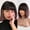 Pink Bob Wig EICY, variant on DOPI Black Wavy Wig for Women with No Bangs, Dark 28 Inches, Synthetic Wig for Daily Women's Fashion Wigs