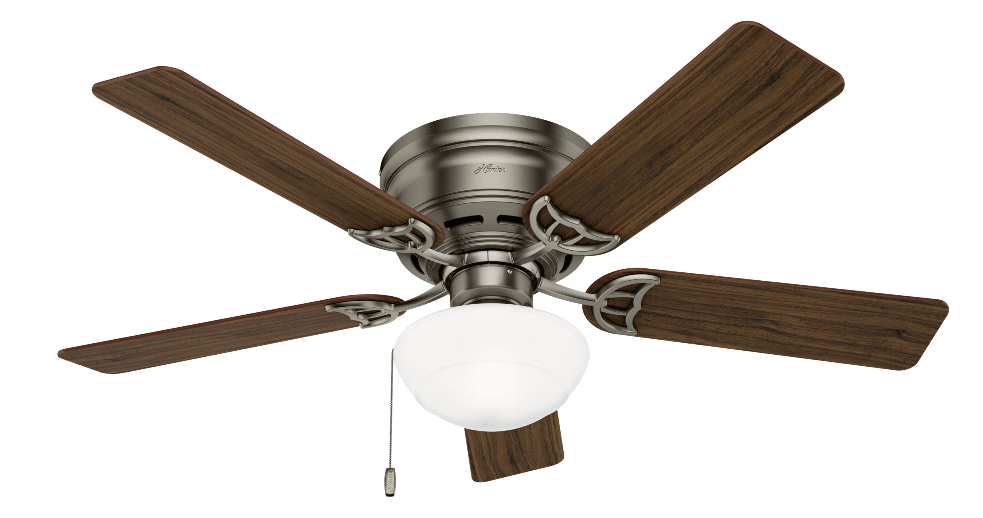 Hunter Fan 52 inch Regal Bronze Indoor Ceiling Fan with Light Kit and Pull Chain 
