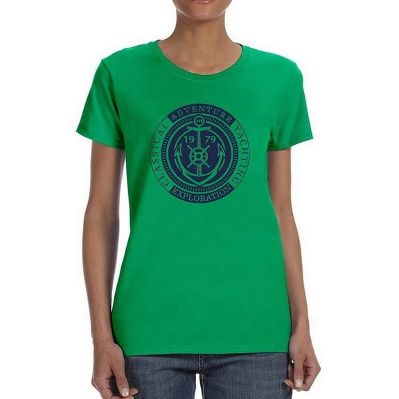 Adventure Exploration Shaped T-Shirt Women -Image by Shutterstock, Female Small